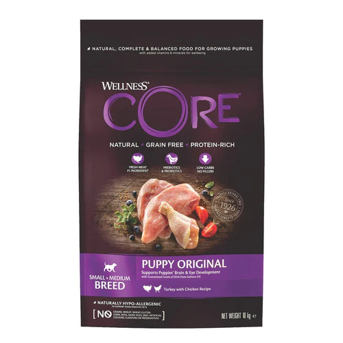 Wellness CORE Puppy Turkey with Chicken Grain Fee Dry Food