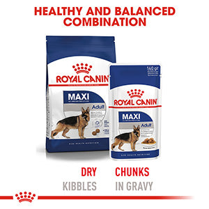 Royal Canin Maxi Adult Wet Dog Food Pouches 10 x 140g