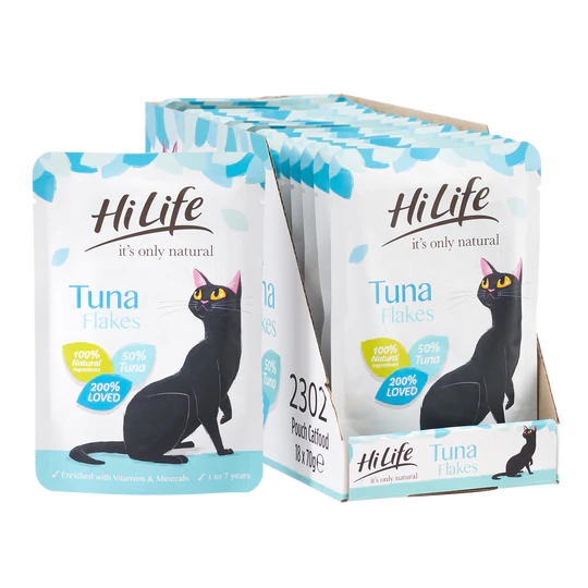 HiLife Tuna Flakes Wet Cat Food Pouch 70g